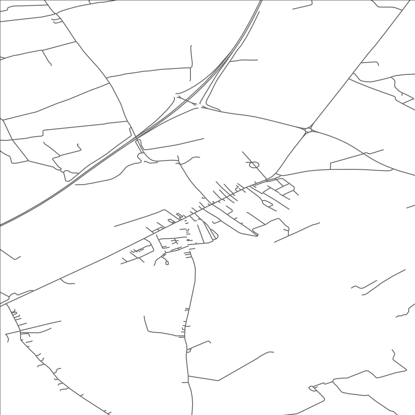 ROAD MAP OF URLINGFORD, IRELAND BY MAPBAKES