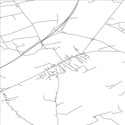 ROAD MAP OF URLINGFORD, IRELAND BY MAPBAKES