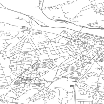 ROAD MAP OF WATERFORD, IRELAND BY MAPBAKES