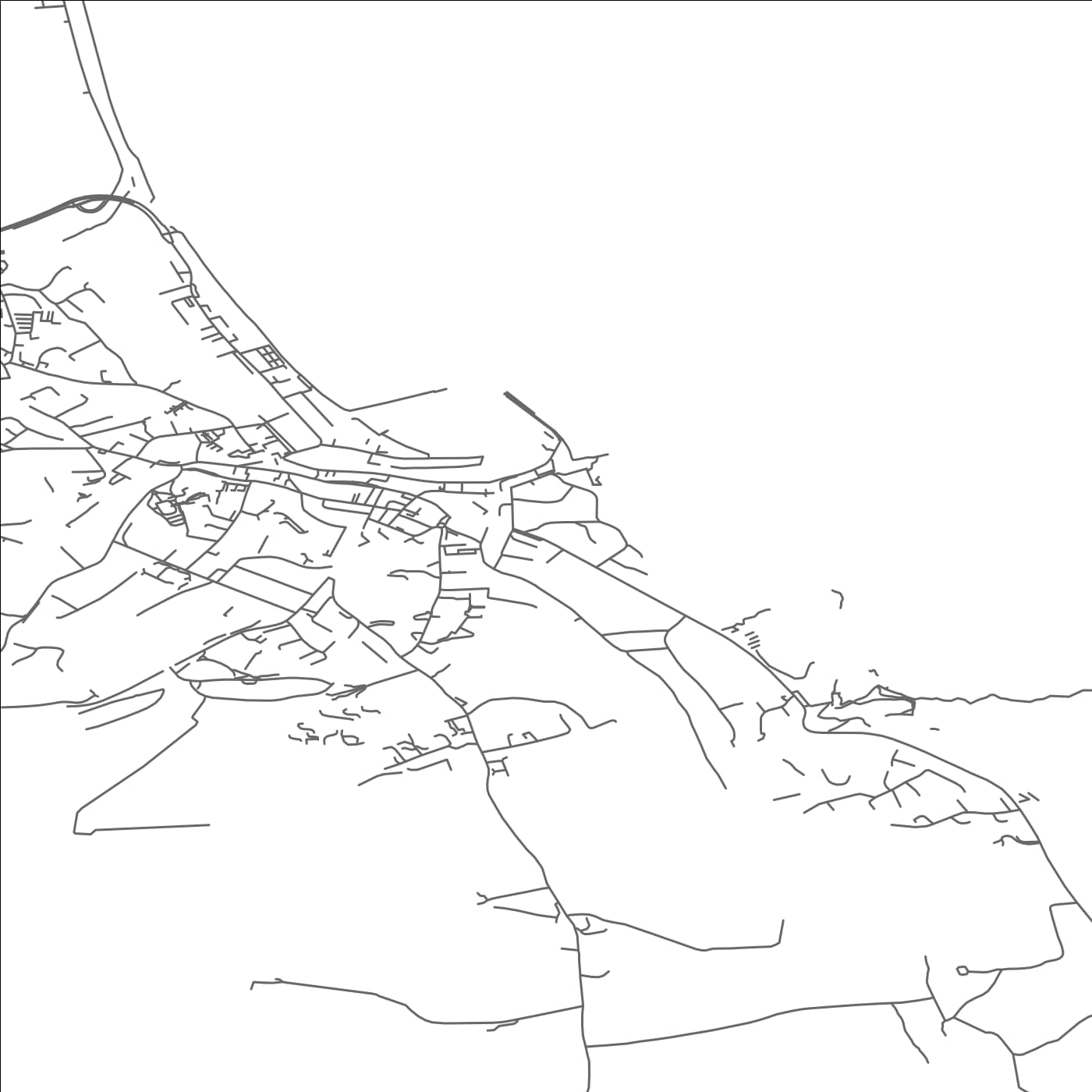 ROAD MAP OF WICKLOW, IRELAND BY MAPBAKES