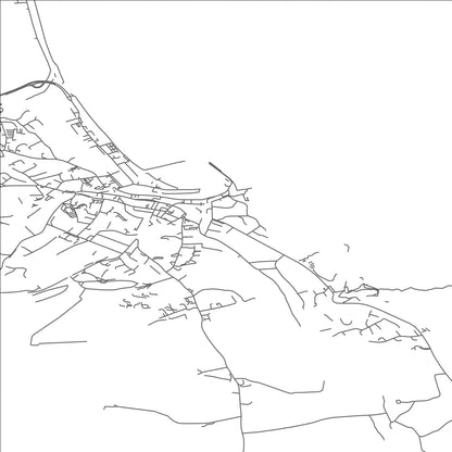 ROAD MAP OF WICKLOW, IRELAND BY MAPBAKES