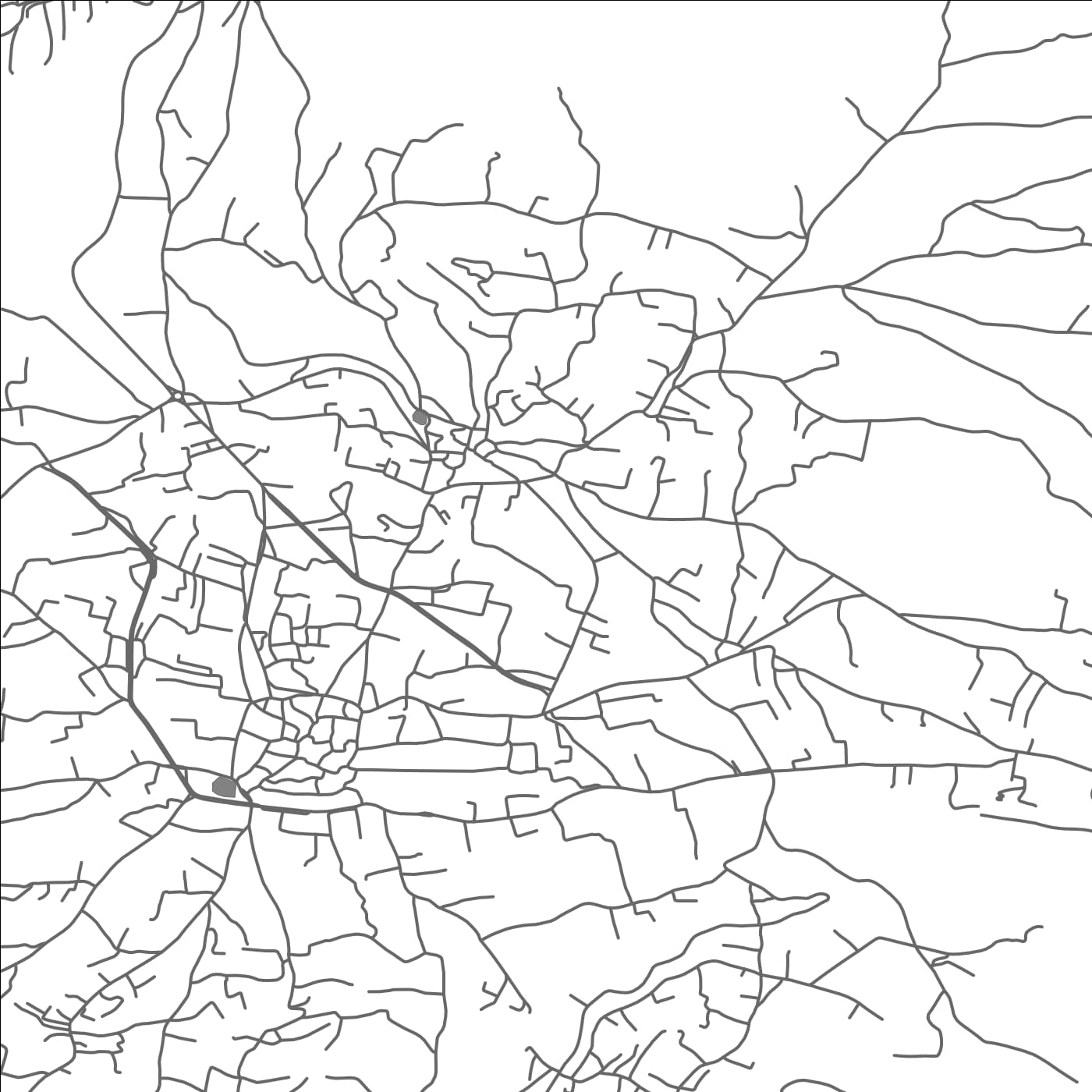 ROAD MAP OF BENT JBAIL, LEBANON BY MAPBAKES