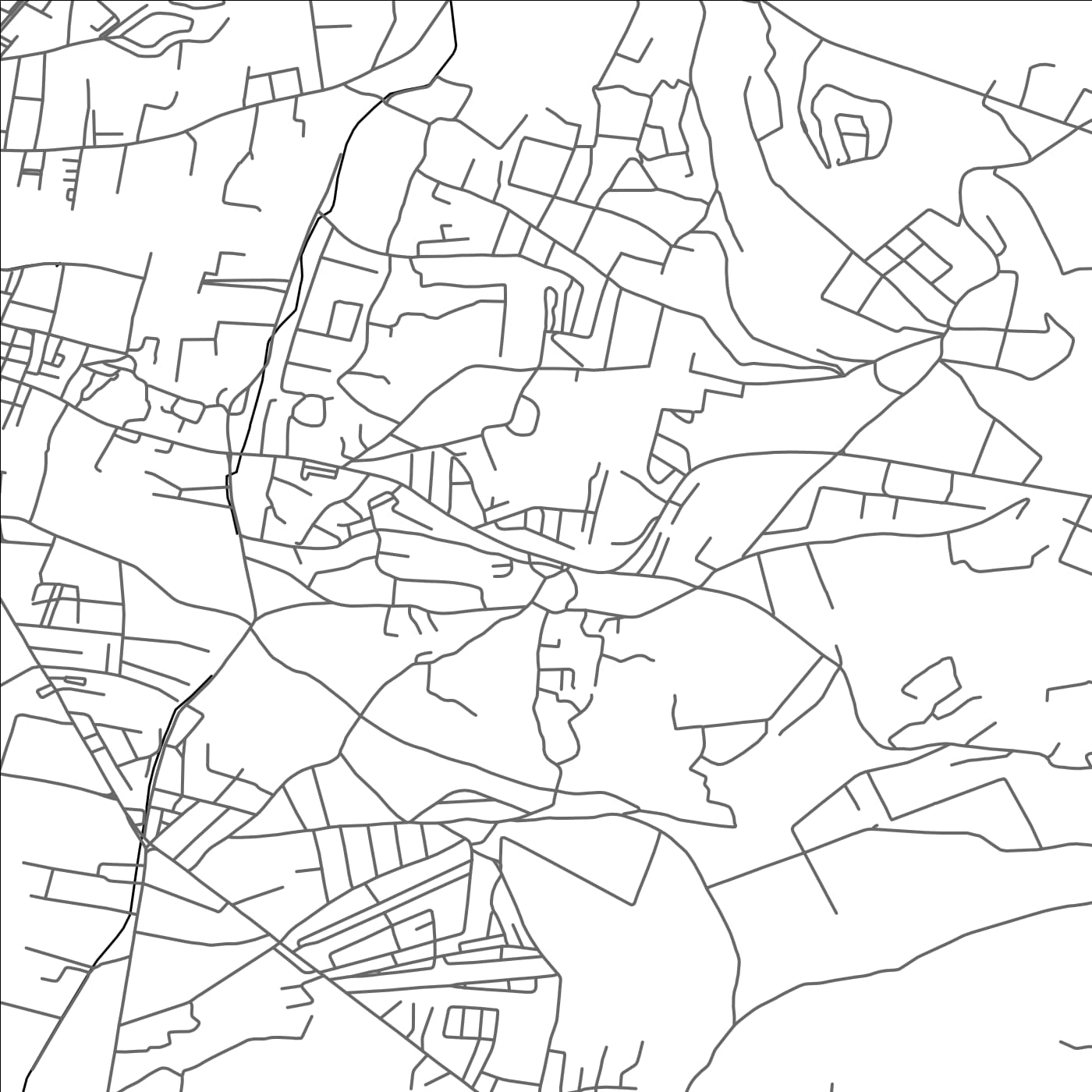 ROAD MAP OF BORJ EL QOBLE, LEBANON BY MAPBAKES