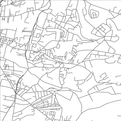 ROAD MAP OF BORJ EL QOBLE, LEBANON BY MAPBAKES