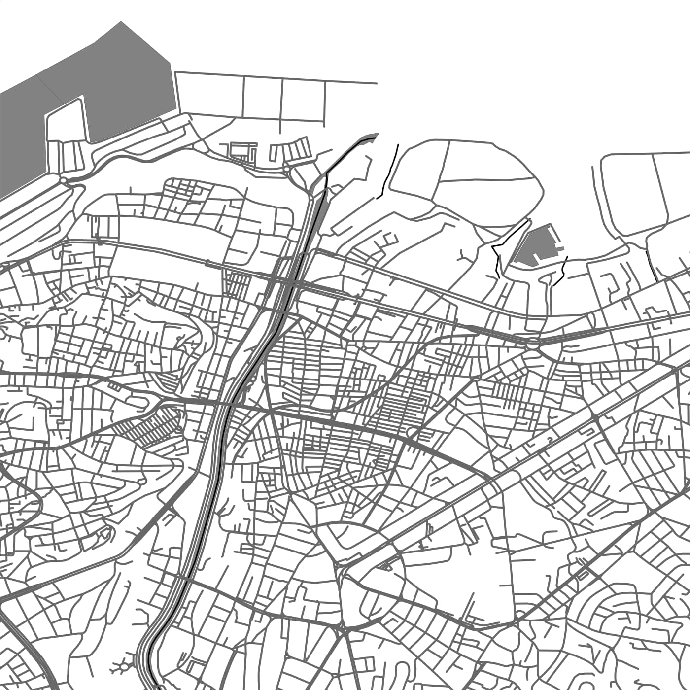 ROAD MAP OF BORJ HAMMOUD, LEBANON BY MAPBAKES