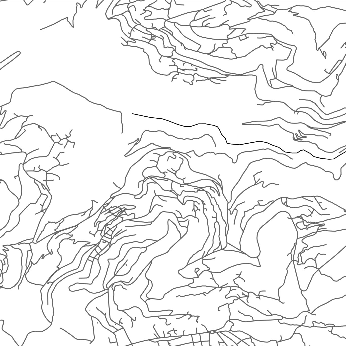 ROAD MAP OF BTEGHRINE, LEBANON BY MAPBAKES