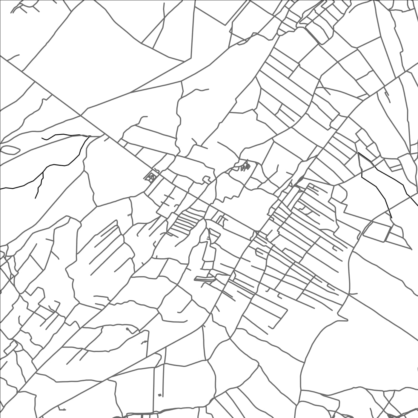 ROAD MAP OF EL QAA, LEBANON BY MAPBAKES