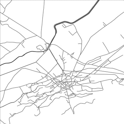 ROAD MAP OF JOUBB JANNINE, LEBANON BY MAPBAKES