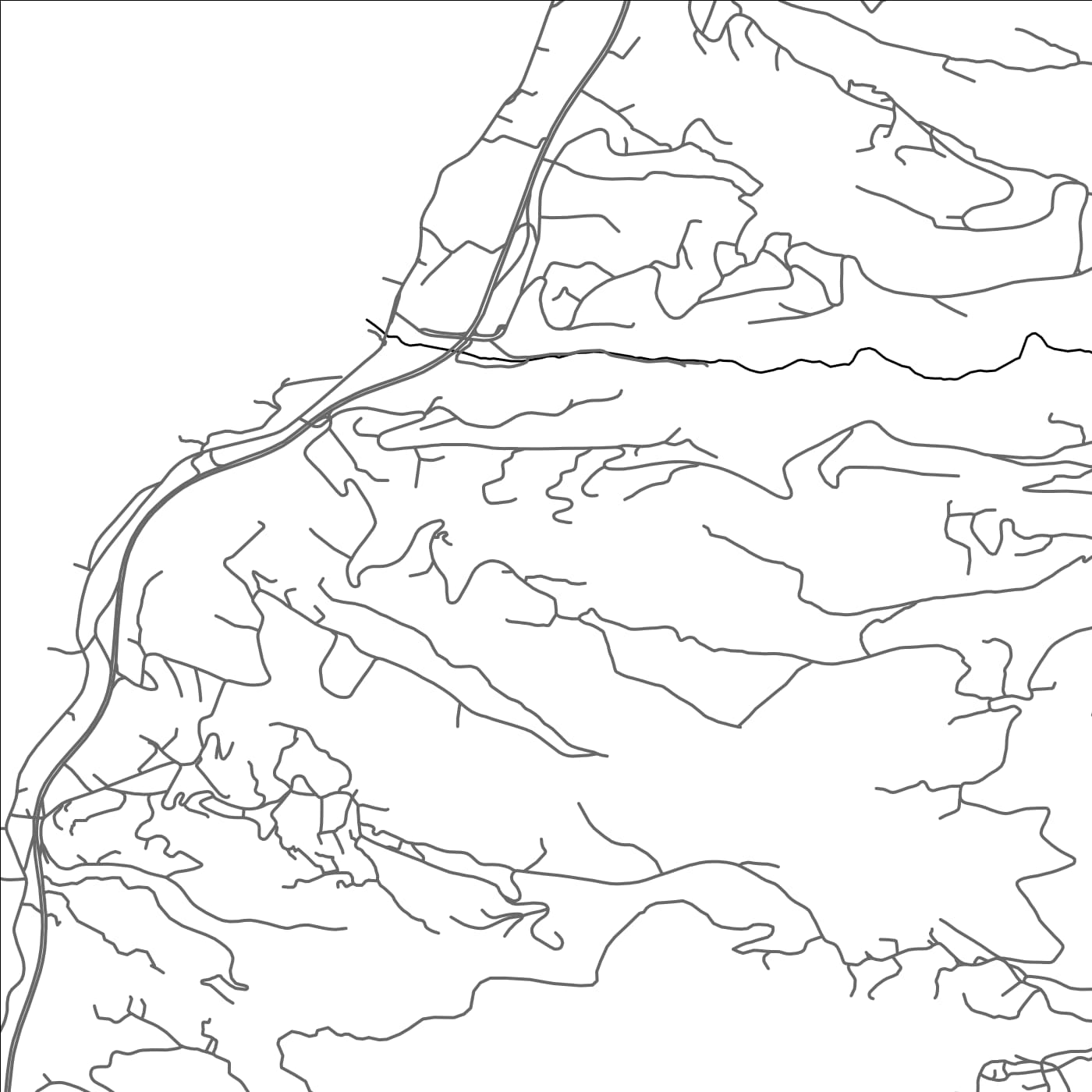 ROAD MAP OF KFAR KIDDE, LEBANON BY MAPBAKES