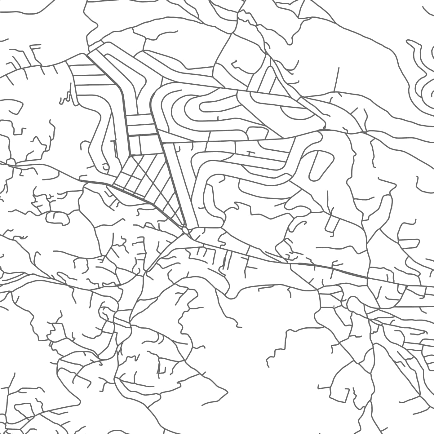 ROAD MAP OF NABATIYE, LEBANON BY MAPBAKES