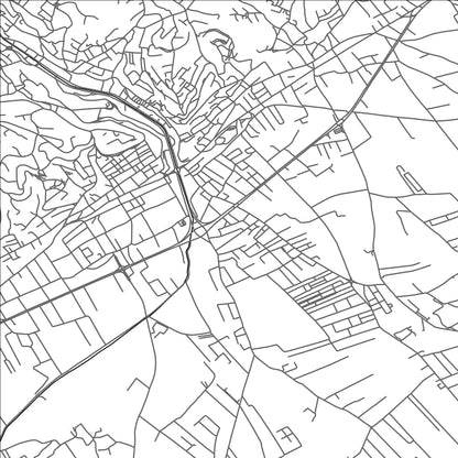 ROAD MAP OF ZAHLE, LEBANON BY MAPBAKES