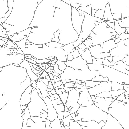 ROAD MAP OF ZGHARTA, LEBANON BY MAPBAKES