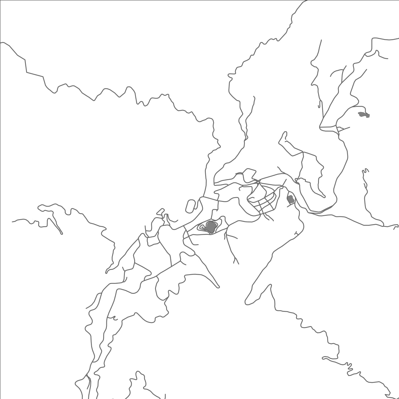 ROAD MAP OF PHÔNGSALI, LAOS BY MAPBAKES