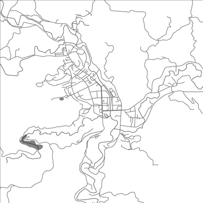 ROAD MAP OF XAM NUA, LAOS BY MAPBAKES