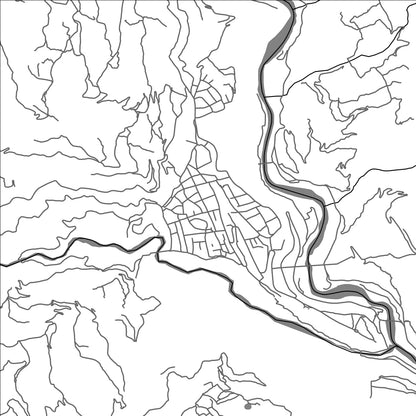 ROAD MAP OF BAGLUNG, NEPAL BY MAPBAKES