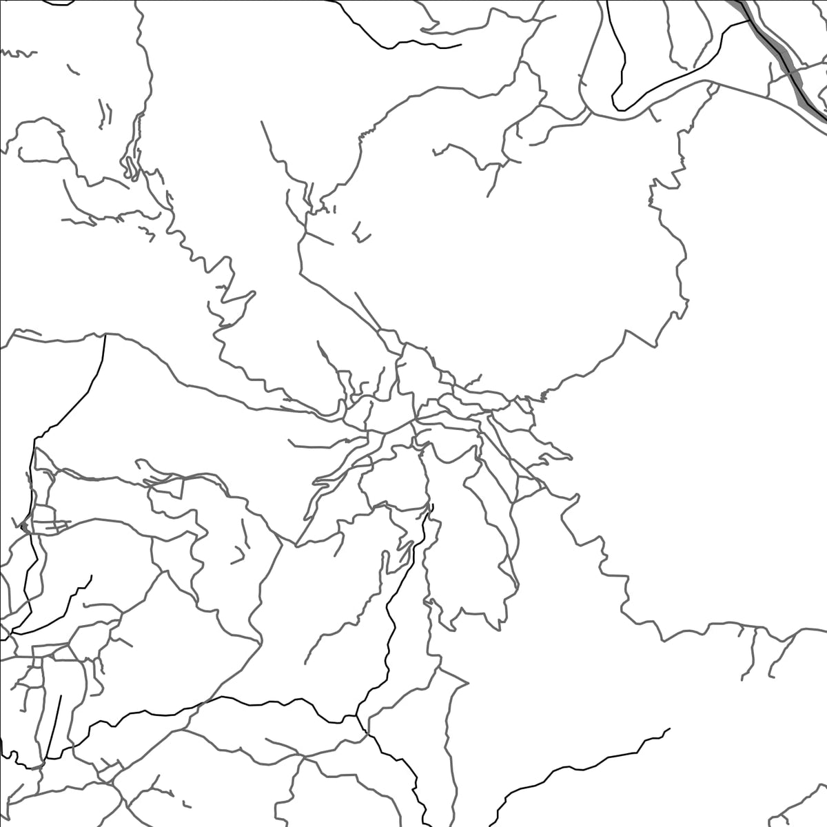 ROAD MAP OF BANDIPUR, NEPAL BY MAPBAKES