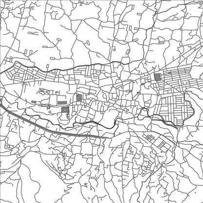 ROAD MAP OF BHAKTAPUR, NEPAL BY MAPBAKES