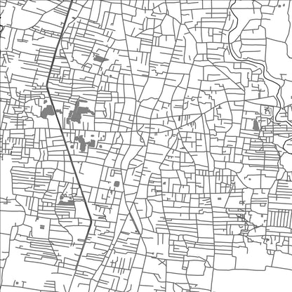 ROAD MAP OF BIRATNAGAR, NEPAL BY MAPBAKES