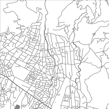 ROAD MAP OF BIRENDRANAGAR, NEPAL BY MAPBAKES