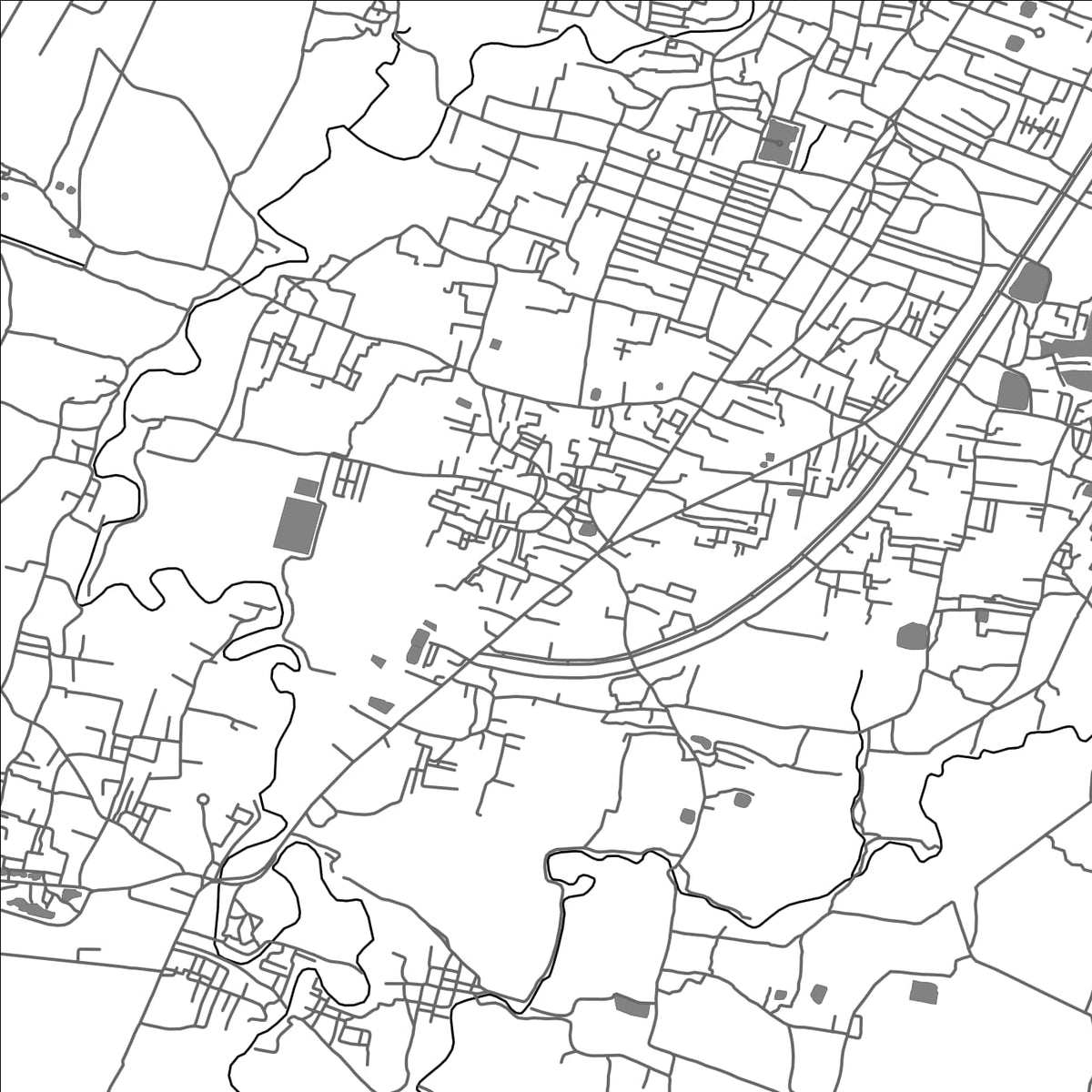 ROAD MAP OF BIRGANJ, NEPAL BY MAPBAKES