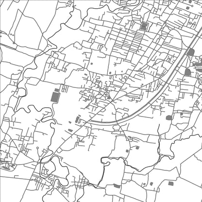 ROAD MAP OF BIRGANJ, NEPAL BY MAPBAKES