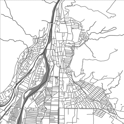 ROAD MAP OF BUTWAL, NEPAL BY MAPBAKES