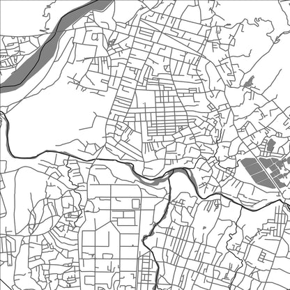 ROAD MAP OF HETAUDA, NEPAL BY MAPBAKES