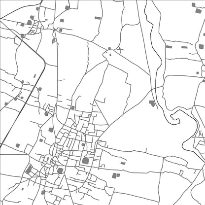 ROAD MAP OF MALANGAWA, NEPAL BY MAPBAKES