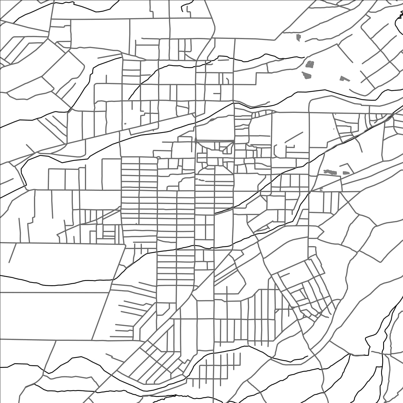 ROAD MAP OF TILAKPUR, NEPAL BY MAPBAKES