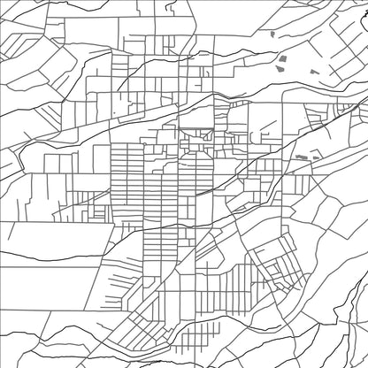 ROAD MAP OF TILAKPUR, NEPAL BY MAPBAKES