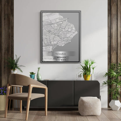 ROAD MAP OF VOLENDAM, NETHERLANDS BY MAPBAKES