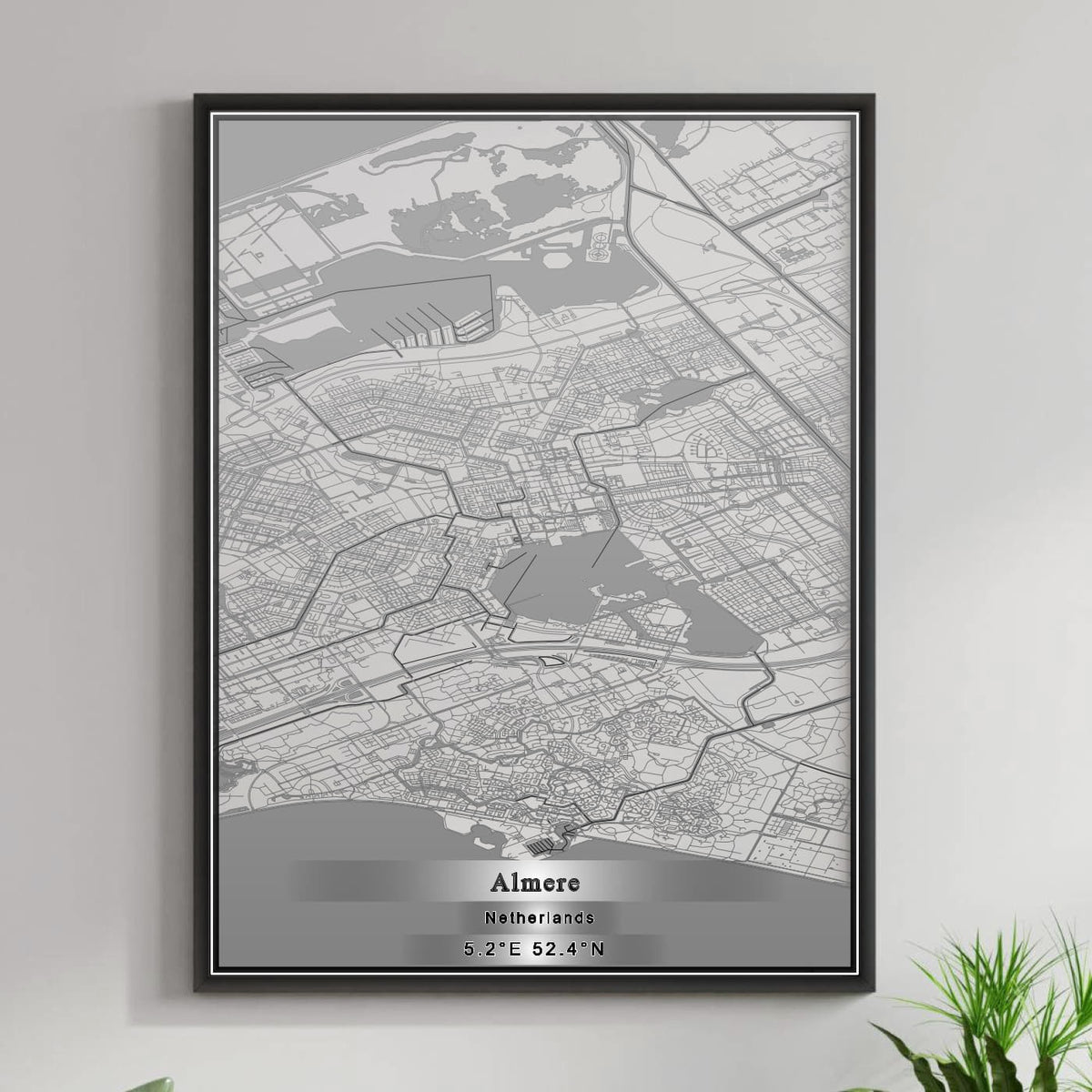 ROAD MAP OF ALMERE, NETHERLANDS BY MAPBAKES