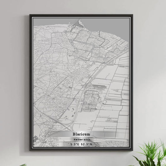 ROAD MAP OF BLARICUM, NETHERLANDS BY MAPBAKES