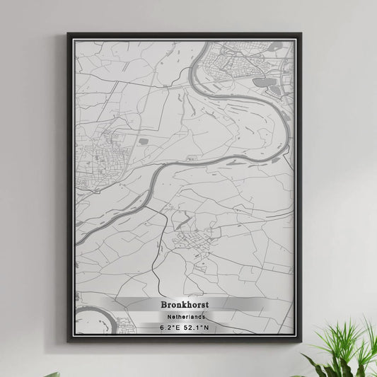 ROAD MAP OF BRONKHORST, NETHERLANDS BY MAPBAKES