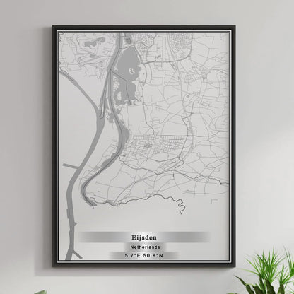 ROAD MAP OF EIJSDEN, NETHERLANDS BY MAPBAKES