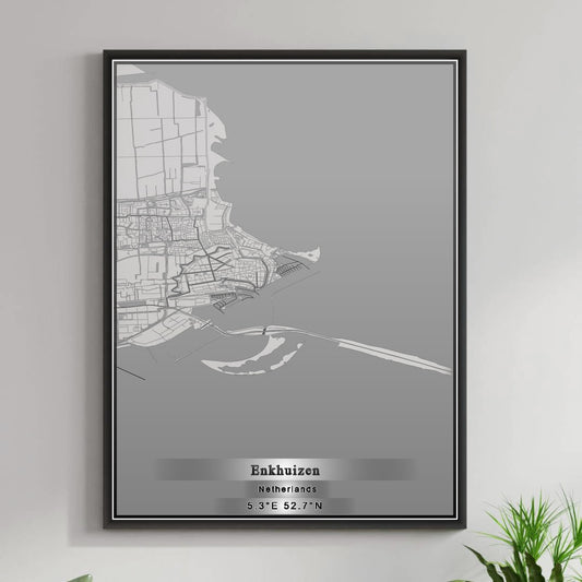 ROAD MAP OF ENKHUIZEN, NETHERLANDS BY MAPBAKES