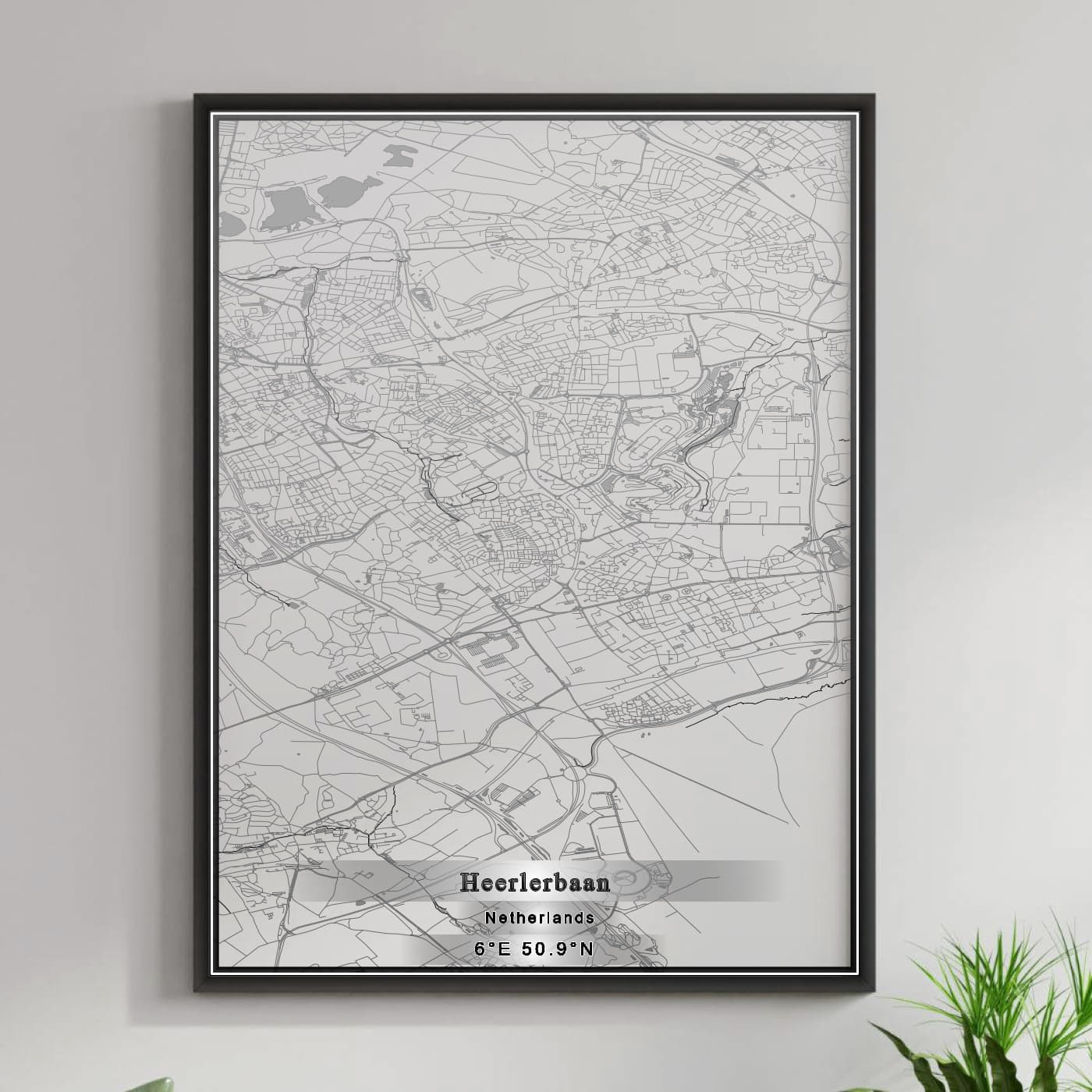 ROAD MAP OF HEERLERBAAN, NETHERLANDS BY MAPBAKES