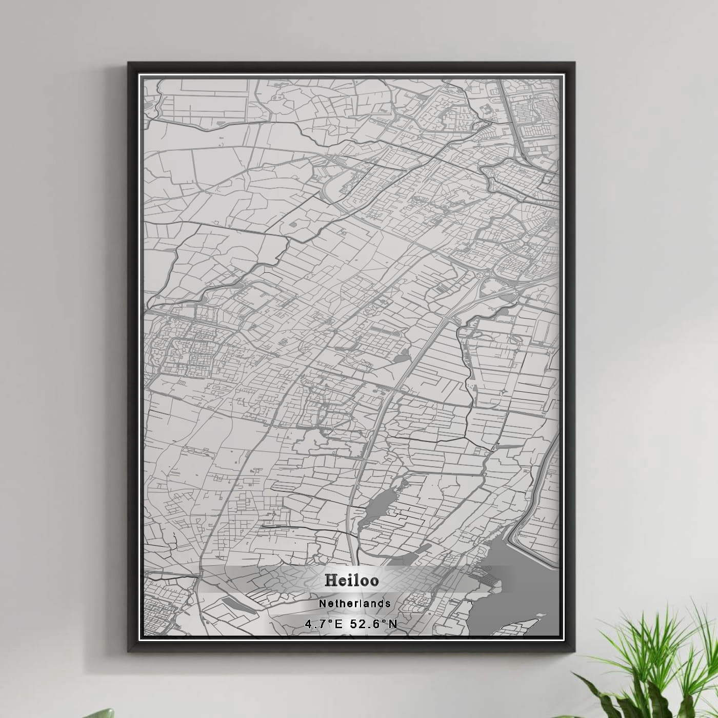 ROAD MAP OF HEILOO, NETHERLANDS BY MAPBAKES