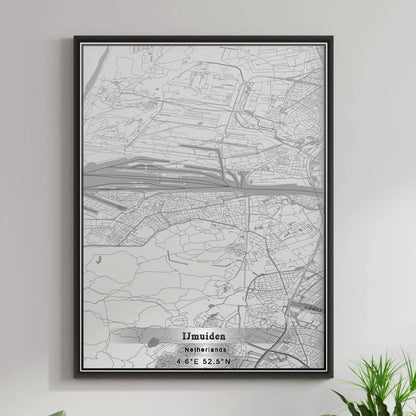 ROAD MAP OF IJMUIDEN, NETHERLANDS BY MAPBAKES