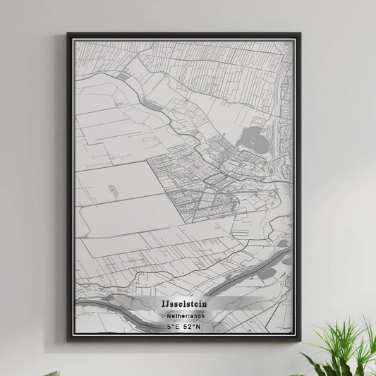 ROAD MAP OF IJSSELSTEIN, NETHERLANDS BY MAPBAKES