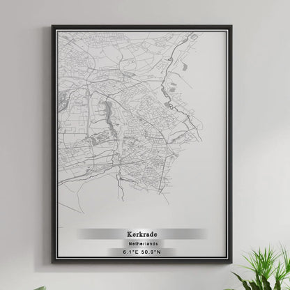 ROAD MAP OF KERKRADE, NETHERLANDS BY MAPBAKES