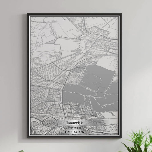 ROAD MAP OF REEUWIJK, NETHERLANDS BY MAPBAKES