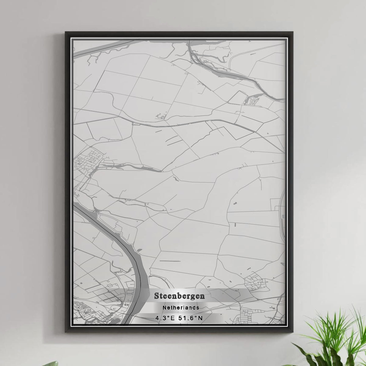ROAD MAP OF STAPHORST, NETHERLANDS BY MAPBAKES