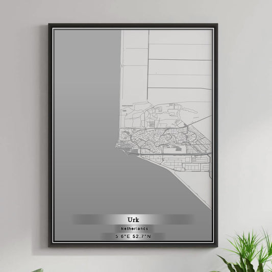 ROAD MAP OF URK, NETHERLANDS BY MAPBAKES