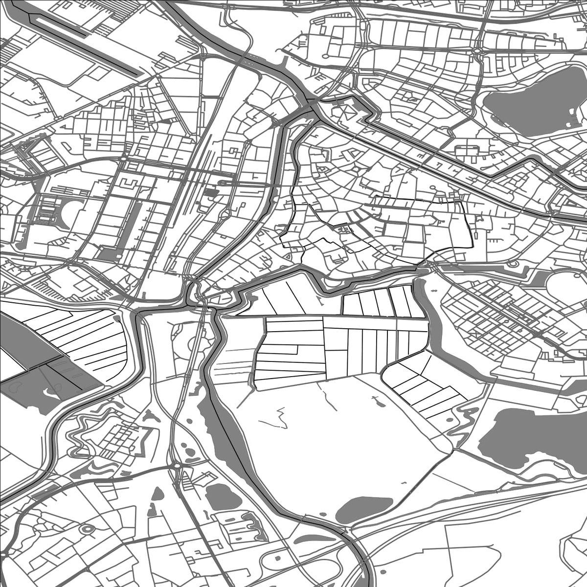 ROAD MAP OF 'S-HERTOGENBOSCH, NETHERLANDS BY MAPBAKES