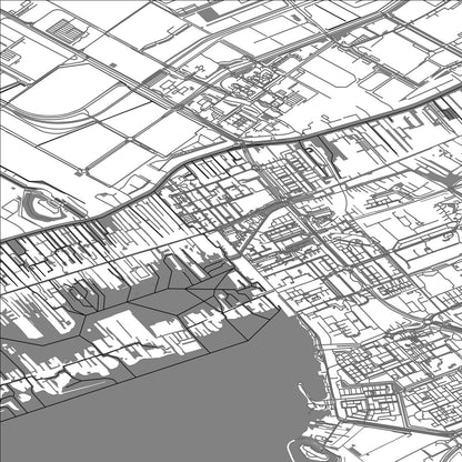 ROAD MAP OF AALSMEER, NETHERLANDS BY MAPBAKES