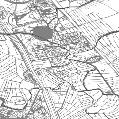 ROAD MAP OF ABCOUDE, NETHERLANDS BY MAPBAKES