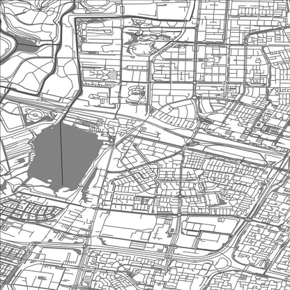 ROAD MAP OF AMSTELVEEN, NETHERLANDS BY MAPBAKES