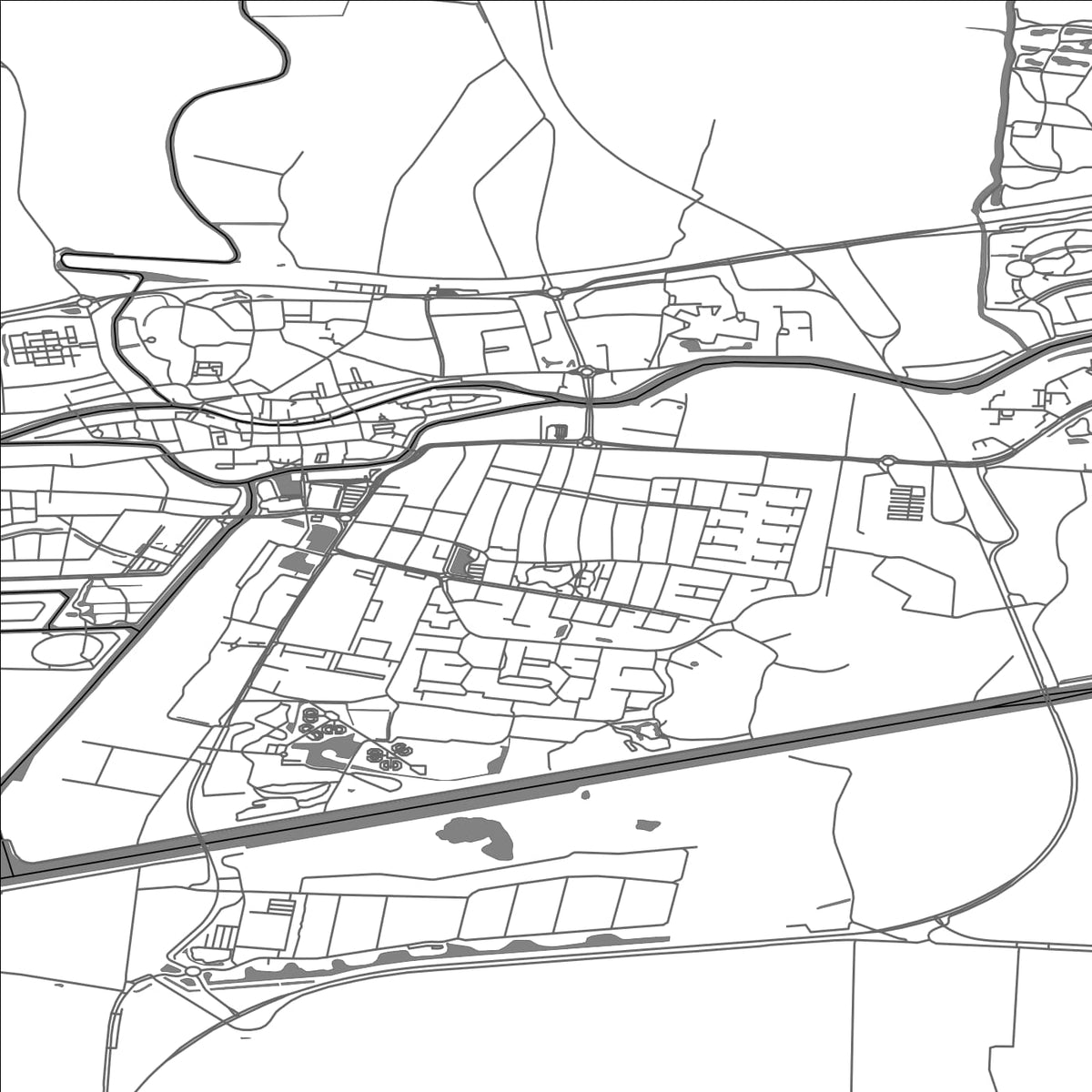 ROAD MAP OF APPINGEDAM, NETHERLANDS BY MAPBAKES