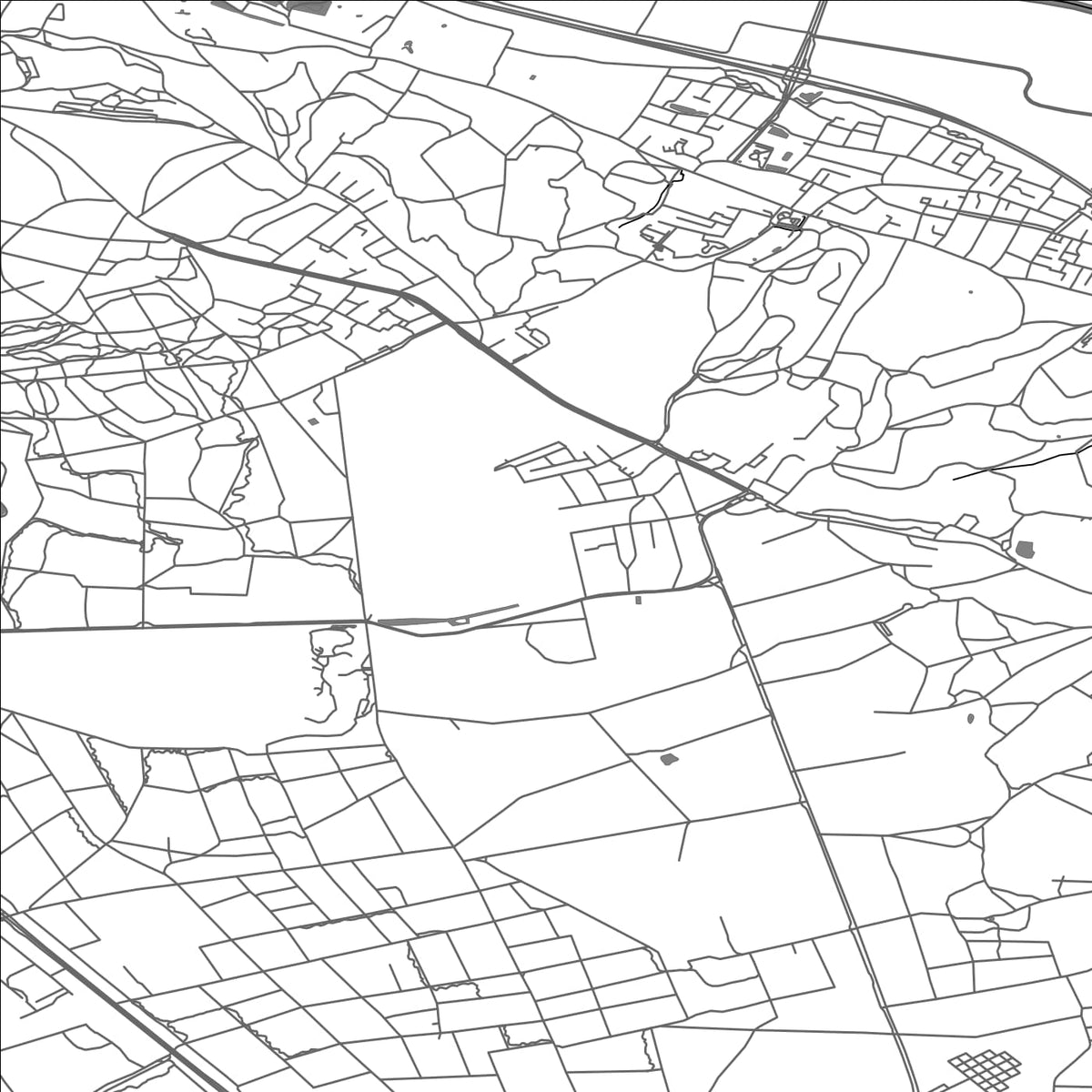 ROAD MAP OF BERG EN DAL, NETHERLANDS BY MAPBAKES